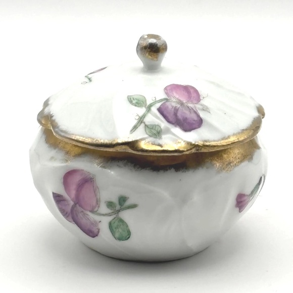 Antique La Violette Limoges France Trinket Dish (Circa 1901) - Picture 9 of 13